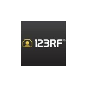 123RF Stock Photo Subscription logo