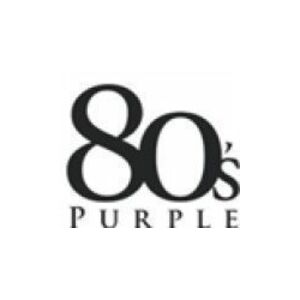 80 s Purple logo