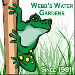 Webb's Water Gardens logo