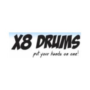 X8 Drums logo